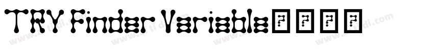 TRY Finder Variable字体转换